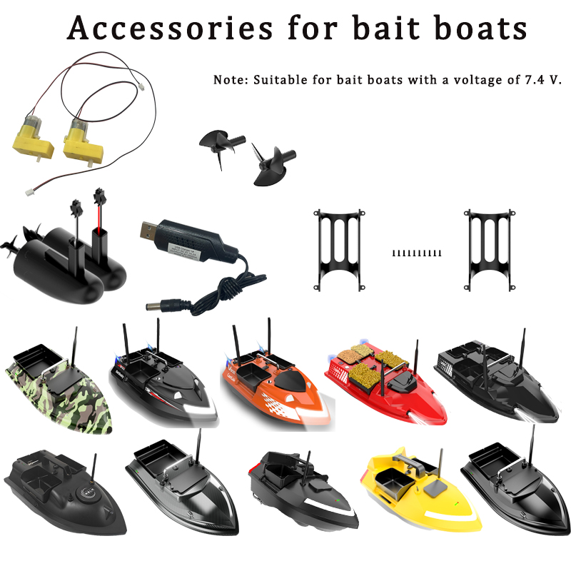 Fishing Boat Gps - MBLN 7,4V Universal-Köderboot-Zubehör – Kompatibel mit