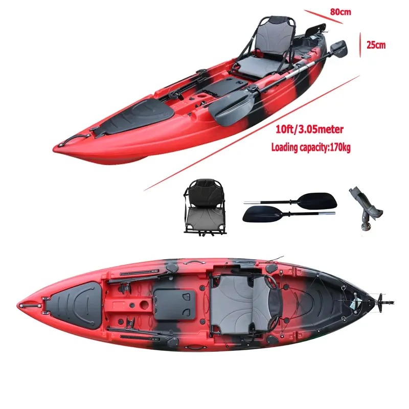 10ft Einzel-Sitz-Angelkajak mi – Fishing Boat Paddle Bewertung und Preis
